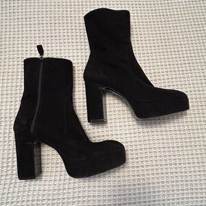Stuart Weitzman Platform boots.